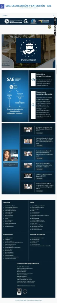 portafolio-SUB. DE ASESORÍAS Y EXTENSIÓN – SAE – upn 09